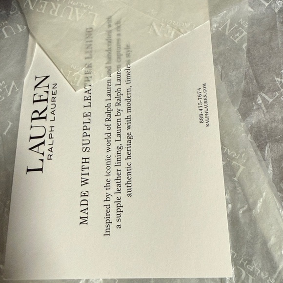 Lauren Ralph Lauren Lanette Woven Leather Pump Polo Tan Color - Picture 6 of 7